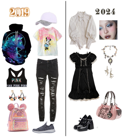 Me 5 years ago vs now| 2010s fashion was foul