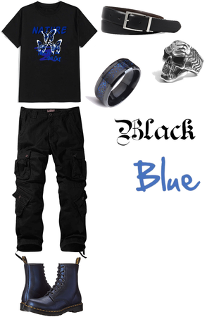 Black and blue
