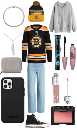 bruins game outfit idea