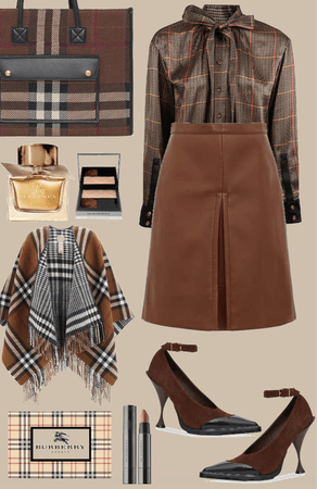 Burberry brown blouse