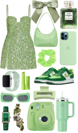 every color in outfits GREEN