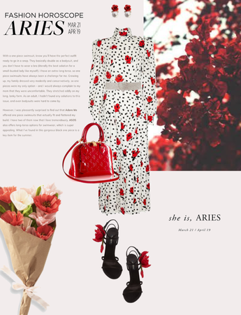 Aries - Red Flowers