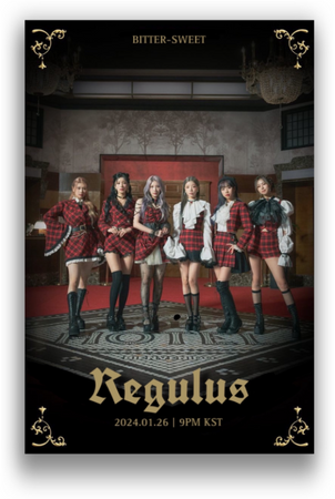 BITTER-SWEET 비터스윗 Regulus 10th Full Album Official Poster and Album Cover