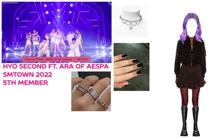 Hyo Second ft. Ara of aespa 5th Member
