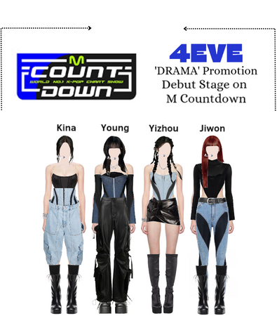 4EVE [볼레보] - 'DRAMA' Debut Stage on M Countdown