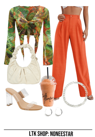 Orange and Green Day Party Outfit Inspiration 🟧🌿