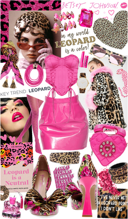 hot pink & leopard