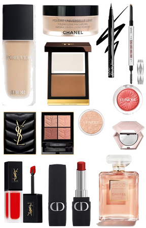 Makeup with luxury items