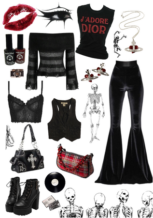 ♱ Goth outfits ♱