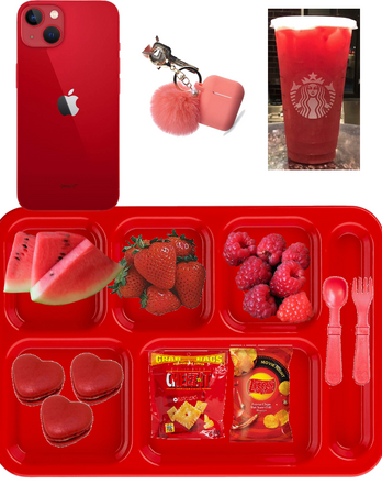 red tray