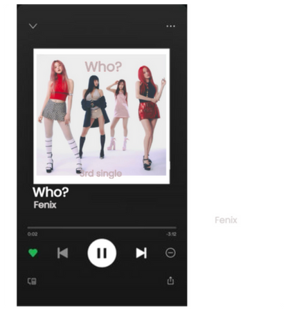 who? realse on Spotify
