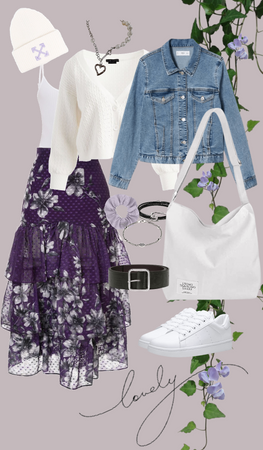 White & Purple