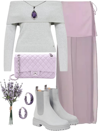 Lilac and Gray