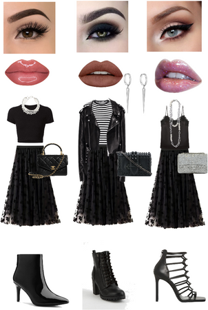 Black Tulle Skirt Styled 3 Ways