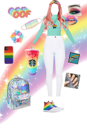 rainbow hippie