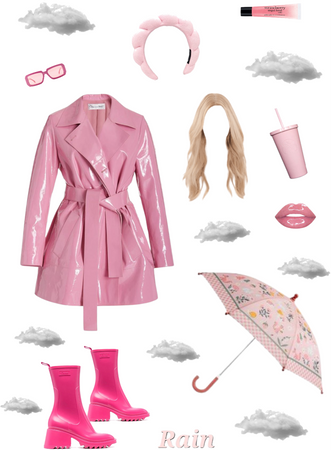 pink rainy day