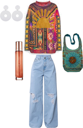 A Tacky Modern hippie day look