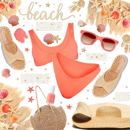 coral & sand summer