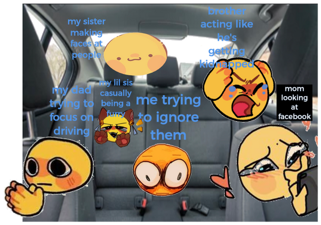 my life on family road trips