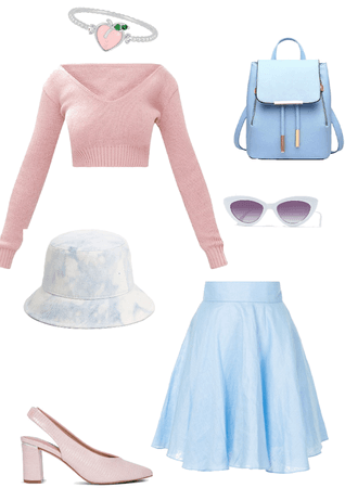 light pink and blue aesthetic challenge