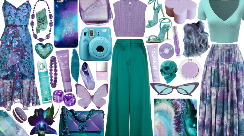 Turquoise&Purple