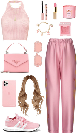 pink casual