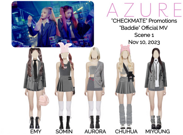 AZURE(하늘빛) "Baddie" Official MV Outfit #1