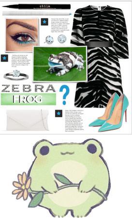 zebra frog