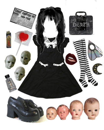 gothic Lolita inspired fit