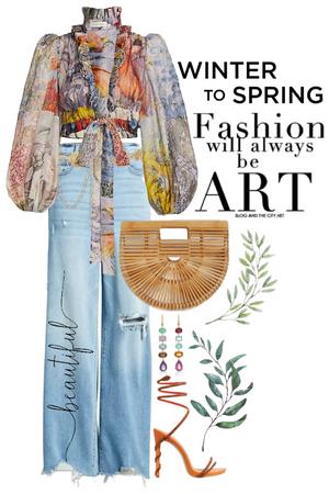 Beautiful Art ~ Winter to Spring Fashion