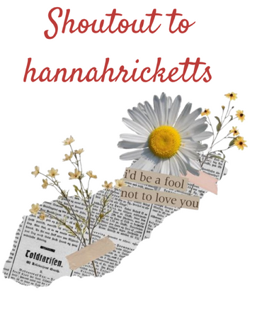 shoutout to Hannahricketts