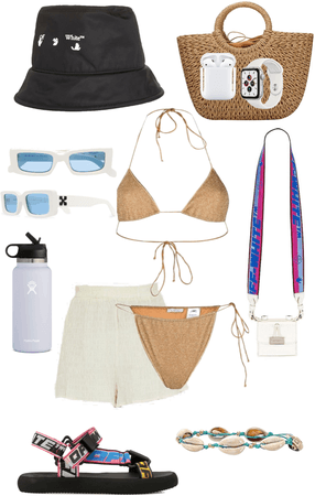 6th outfit-beach, offwhite