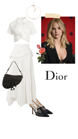 JLaw's Dior Look