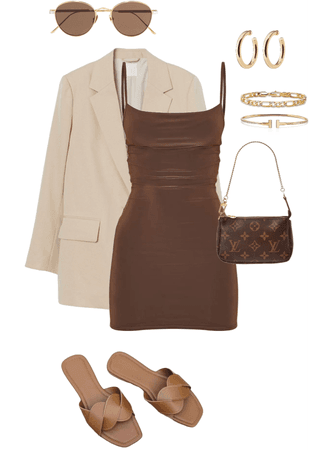 cute brown outfit