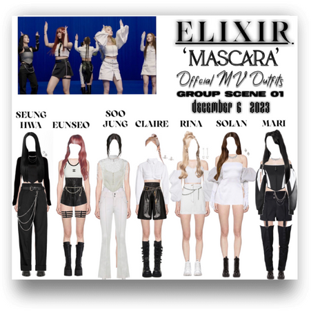 ELIXIR (엘릭서) 'MASCARA' Official MV Outfits