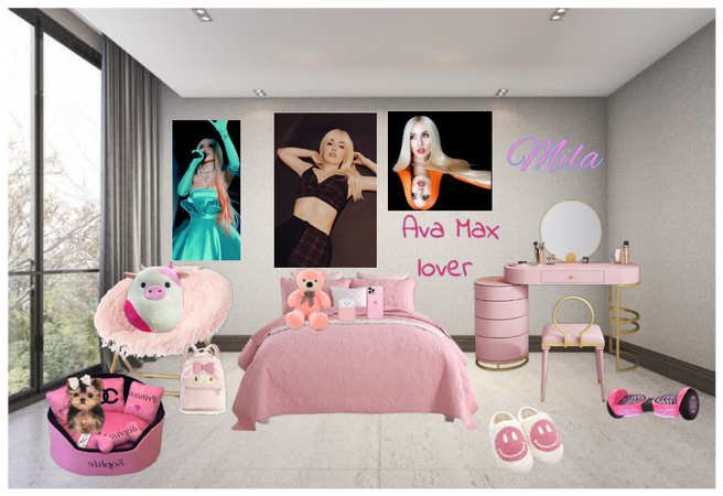 my best friends room she loves pink