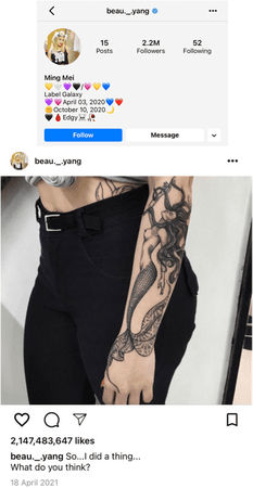 DI-VERSE Beau Instagram Post & Profile