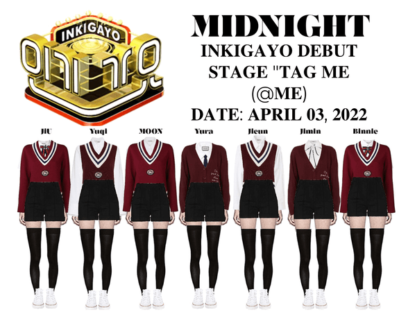 MIDNIGHT TAG ME (@ME) INKIGAYO DEBUT STAGE