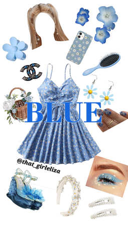 blue flower 🩵 | cute cottage
