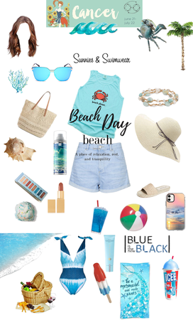 🏝Cancer: Sunny Blue Beach Day. 🏝