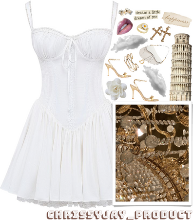 Pietra White Corset Mini Dress - XS / White