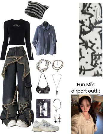 Eun Mi’s airport outfit