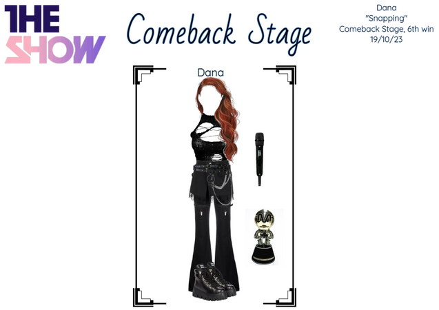 Dana snapping solo comeback stage the show