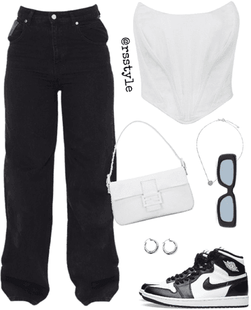 black & white outfit #2