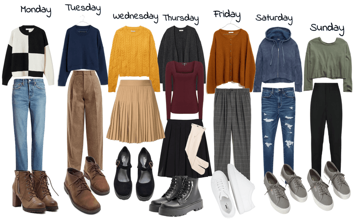 Fall outfits I'd wear this week