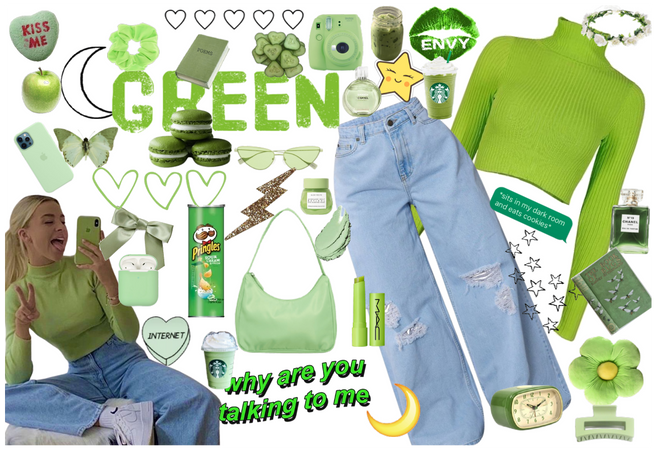 Green preppy!!