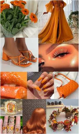 Orange Aesthetic Dress 🧡
