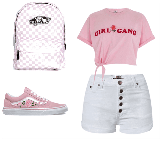 pink vans Outfit | ShopLook