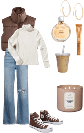 brown fall outfit