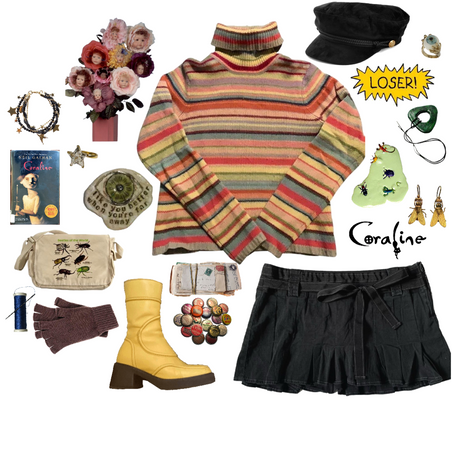 Coraline was a fashion girly